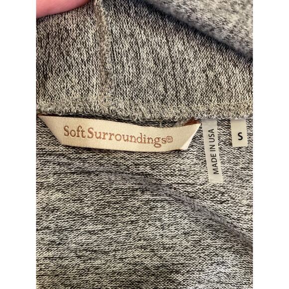 Soft Surroundings Cardigan Sweater Grey Size Small - Picture 3 of 3